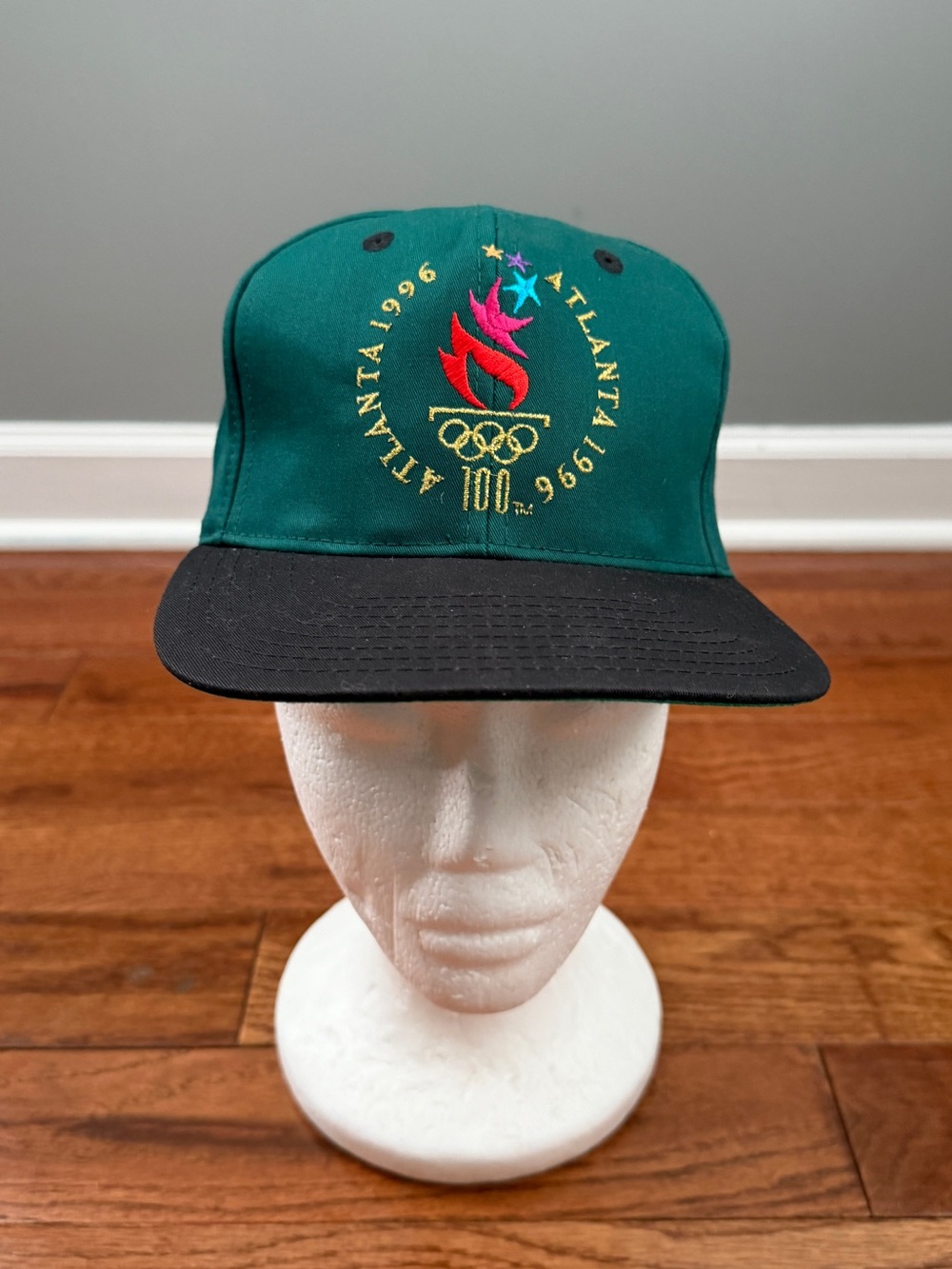 NWT- Atlanta 1996 Olympics Vintage Eastport Snapback Hat